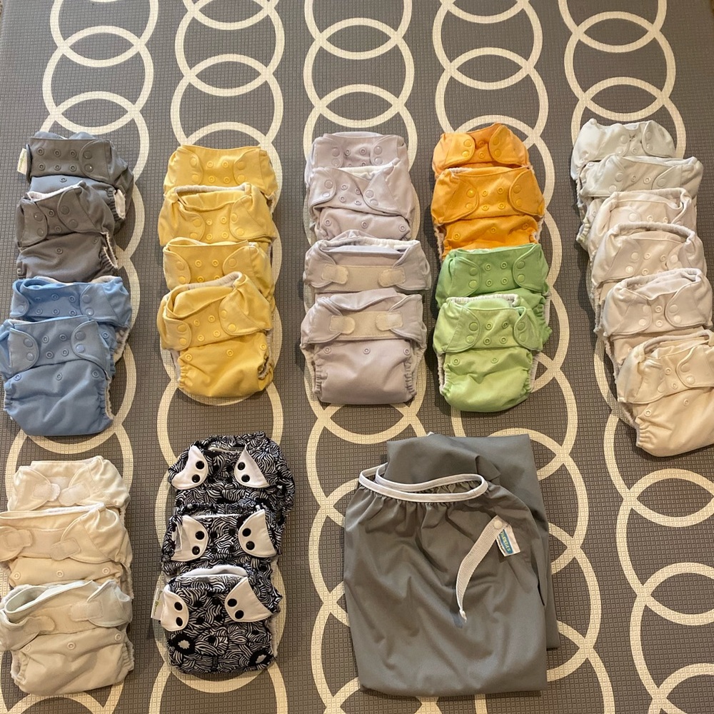 Bum Genius one size pocket cloth diapers 💛✨